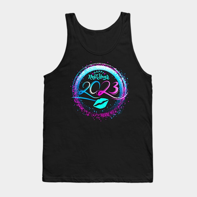 Happy new year 2023.! Tank Top by GraphXFashions